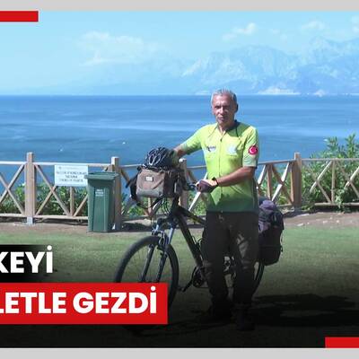 Dünya turu hayaline pedal çevirerek 29 ülkeyi bisikletle gezdi