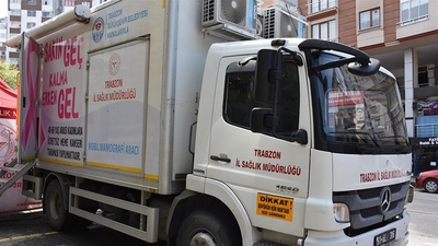 Trabzon'da mobil mamografi aracında geçen yıl 270 kadının kanser riski taşıdığı belirlendi