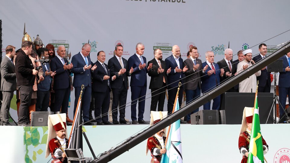 İstanbul'un Fethi'nin Kutlamaları'na kulüp başkanları da katıldı