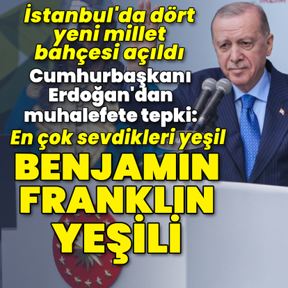 Dört millet bahçesi açıldı