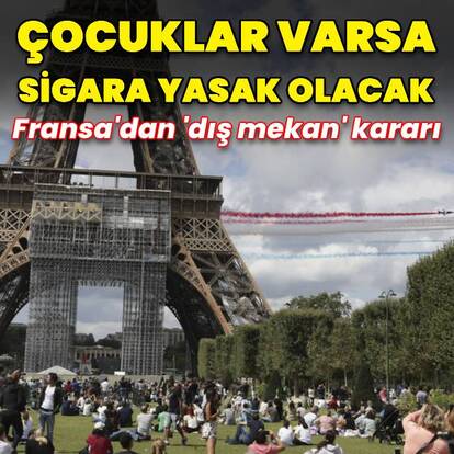 Fransa'da 'sigara içme yasağı'
