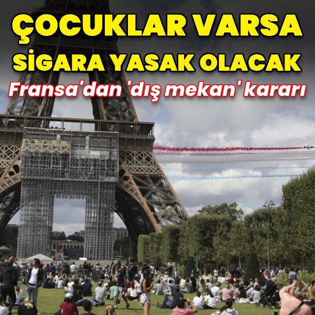 Fransa'da 'sigara içme yasağı'