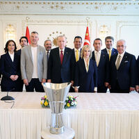 Cumhurbaşkanı Erdoğan F.Bahçe'yi kabul etti