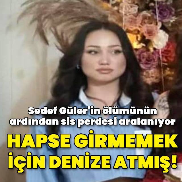 Hapse girmemek için denize atmış!