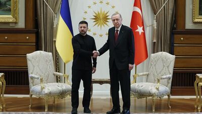 Cumhurbaşkanı Erdoğan Zelenskiy ile görüştü