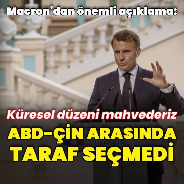 Emmanuel Macron'dan 'iki blok' uyarısı