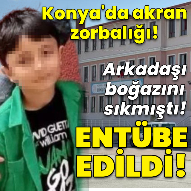 Akran zorbalığı! Boğazını sıktı! Entübe edildi