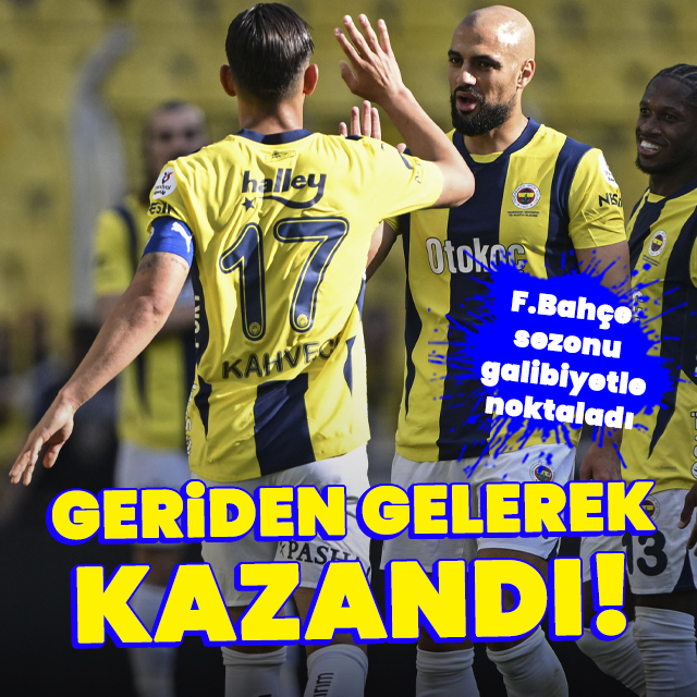 F.Bahçe geriden gelerek kazandı!