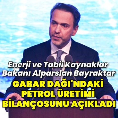 Gabar'daki üretimin bilançosu