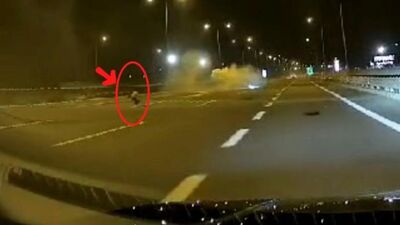 Otoyolda inanılmaz kaza