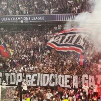 PSG taraftarlarından Gazze mesajı