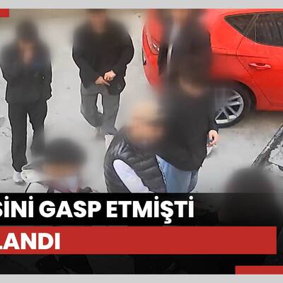 Kolyesini gasp etmişti, silah teşhirinden tutuklandı