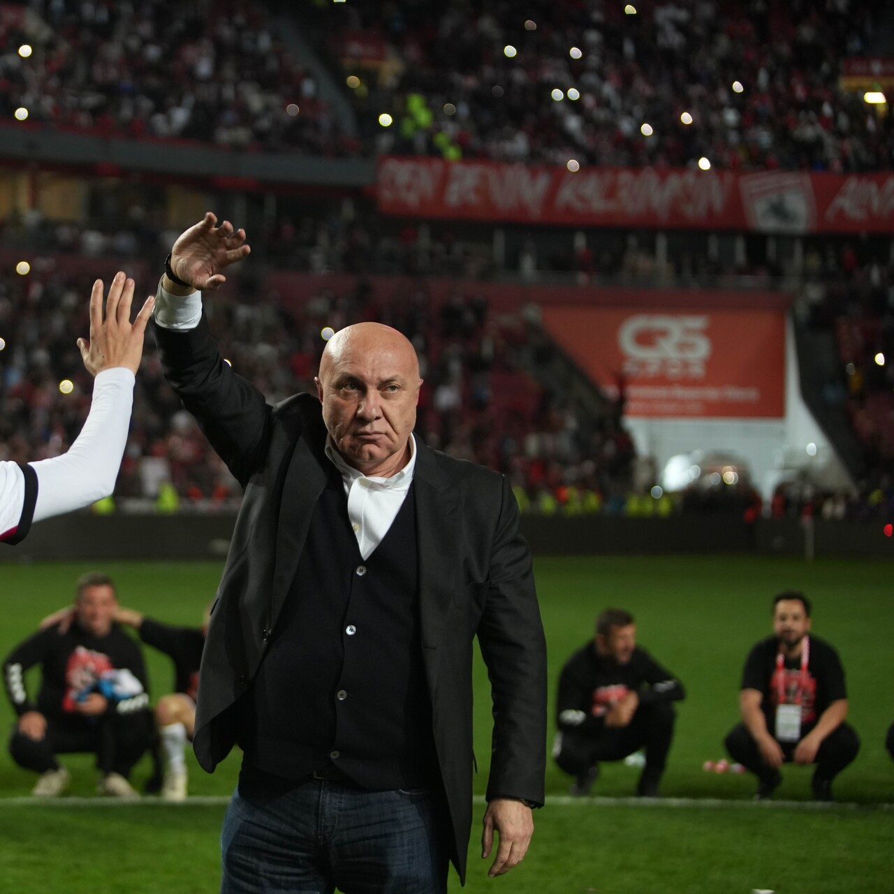 Samsunspor'dan coşkulu Avrupa kutlaması