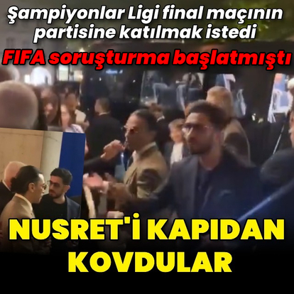 Kapıdan kovuldu