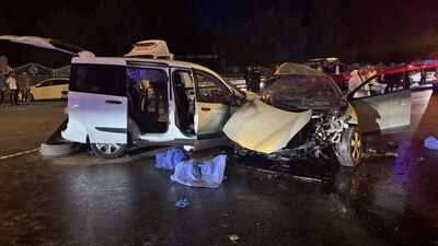 Gaziantep'te kaza: 5 ölü, 2 yaralı