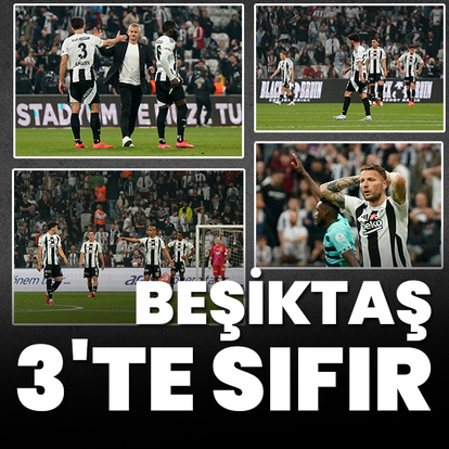 Beşiktaş üç kulvarda da istediğini bulamadı