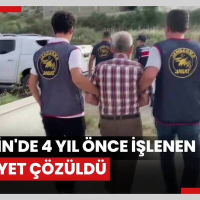 Mersin'de 4 yıl önce işlenen cinayet çözüldü