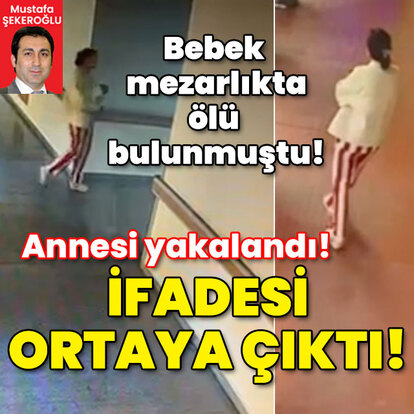 Mezarlıkta ölü bulunan bebeğin annesi ile sevgilisi gözaltında!