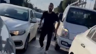 Kadın sürücüye saldırıda iki maganda tutuklandı!