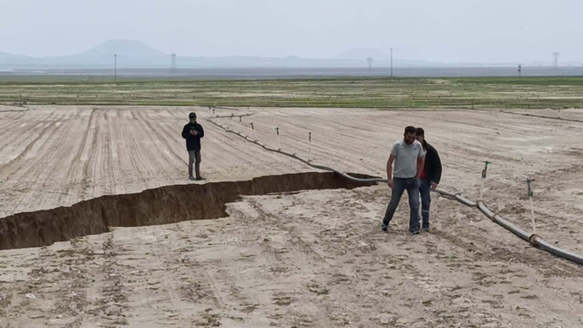 Bu kez obruk değil! Yağış sonrası korkutan görüntü!