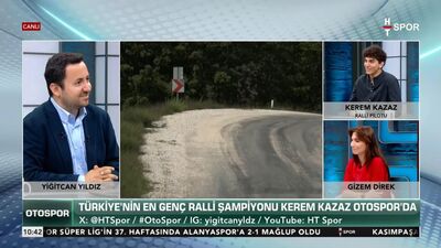 Ralli şampiyonu Kerem Kazaz OtoSpor'a konuk oldu
