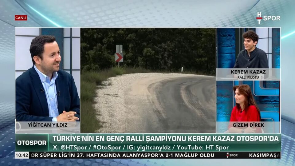 Ralli şampiyonu Kerem Kazaz OtoSpor'a konuk oldu