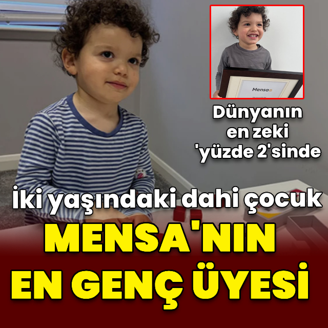 2 yaşındaki dahi çocuk Mensa'ya kabul edildi