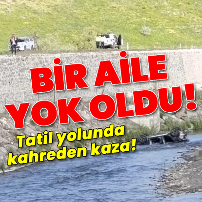 Araç dereye uçtu! Can kayıpları var!