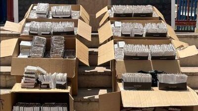 58 bin 860 makaron ele geçirildi