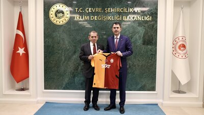 Bakan Murat Kurum, Dursun Özbek'i kabul etti