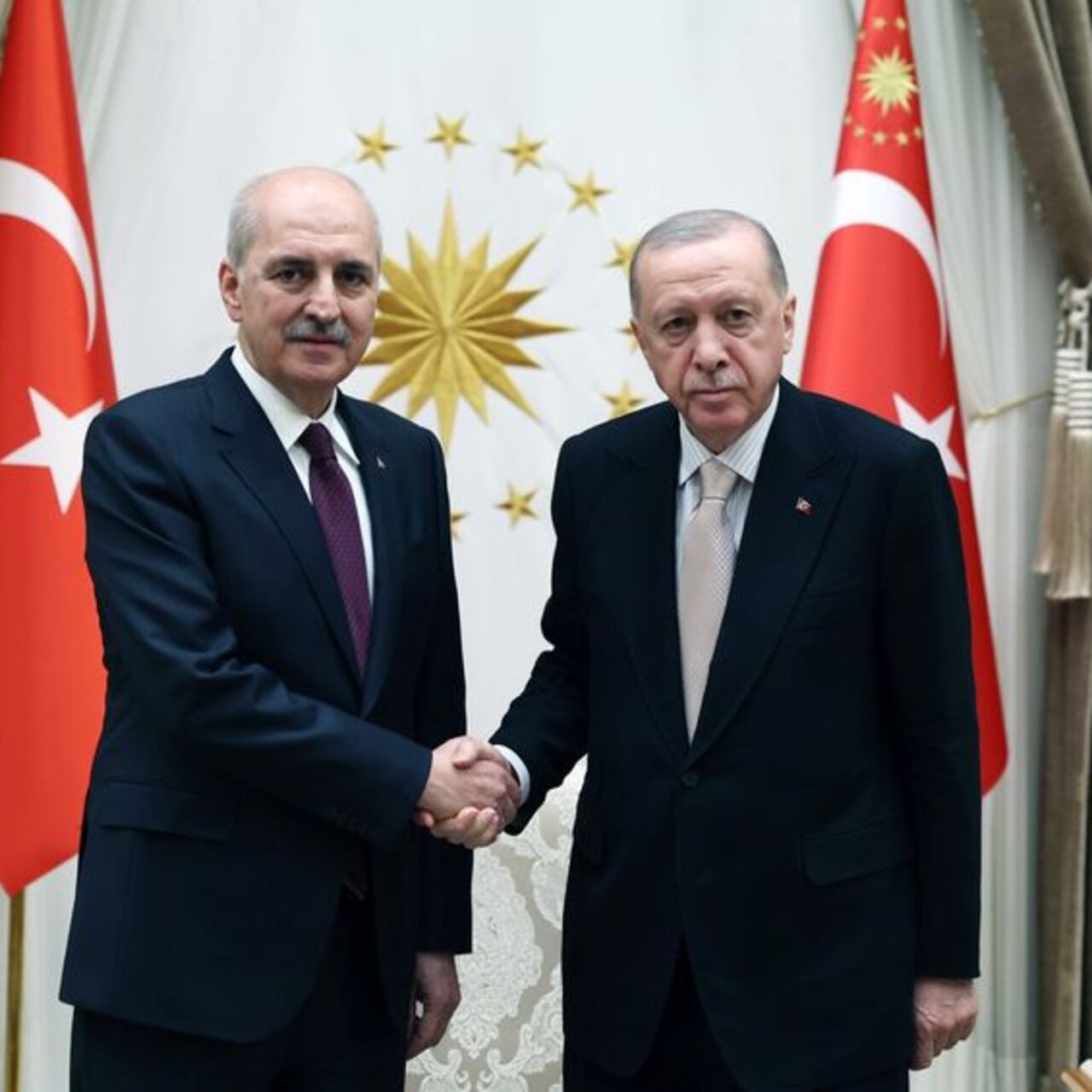 Kurtulmuş'u kabul etti