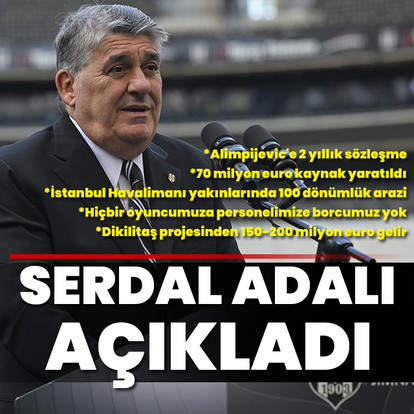 Serdal Adalı'dan çarpıcı açıklamalar!