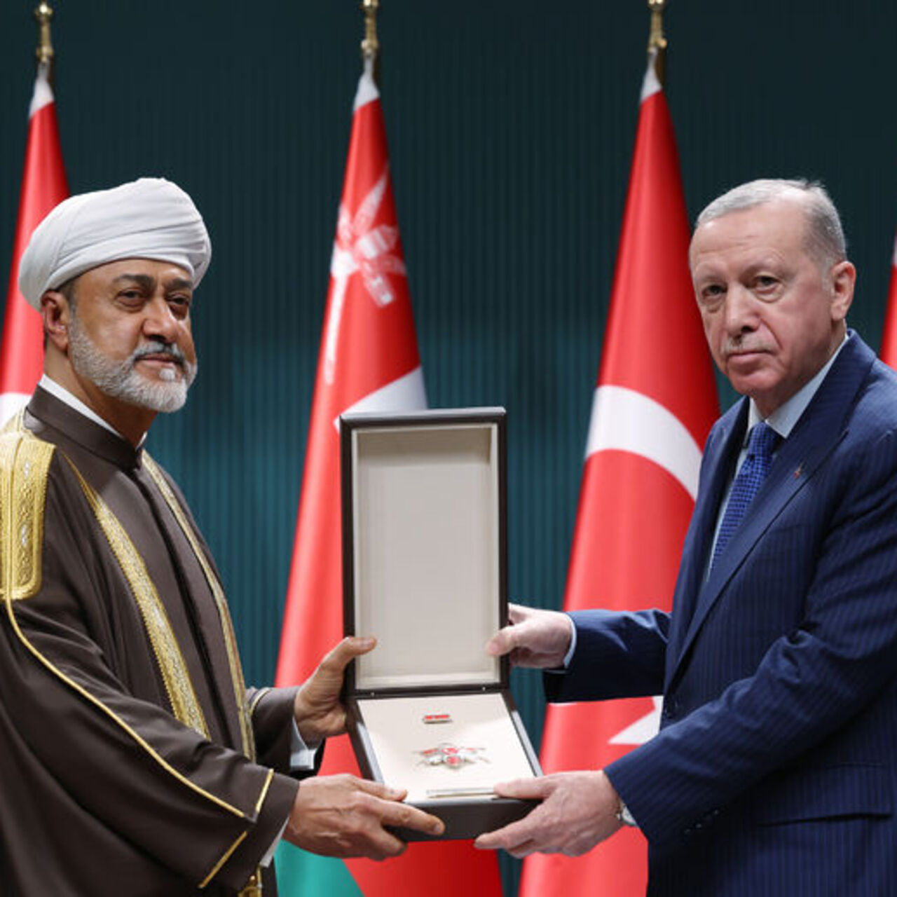 Umman Sultanı ile görüştü
