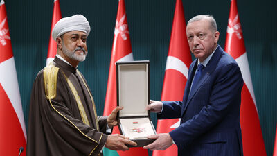 Umman Sultanı ile görüştü