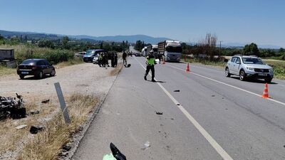 Traktörle çarpışan motosikletli öldü