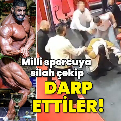 Milli sporcuya silahlı tehdit ile darp!
