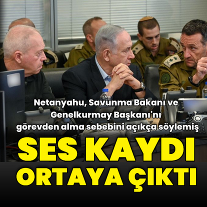 Netanyahu'nun ses kaydı sızdırıldı