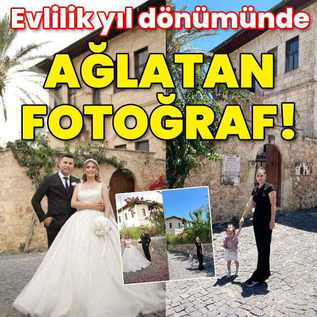 Evlilik yıl dönümünde ağlatan fotoğraf!
