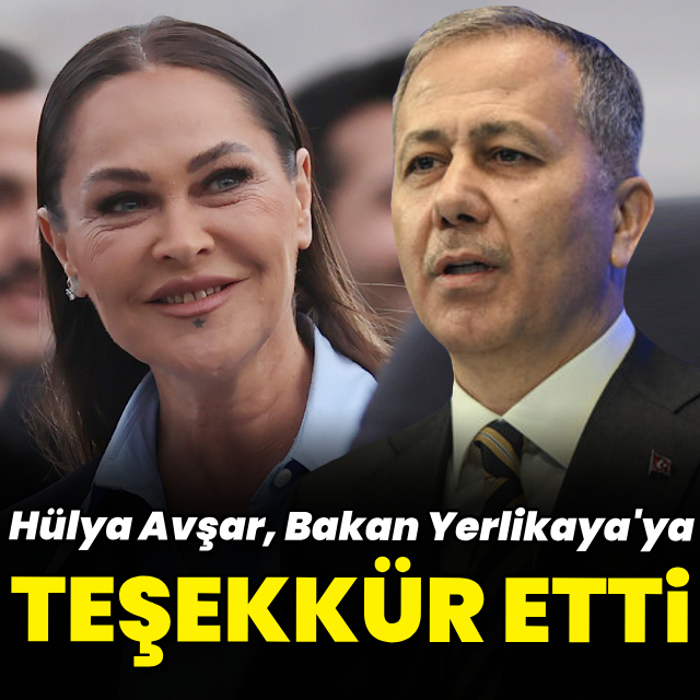 Avşar'dan, Bakan Yerlikaya'ya teşekkür