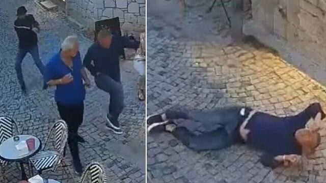 İş insanına silahlı saldırı kamerada!