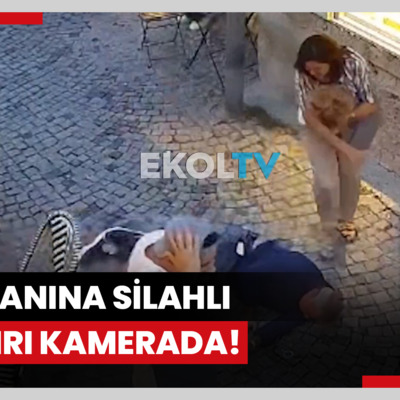 İş insanına silahlı saldırı kamerada!