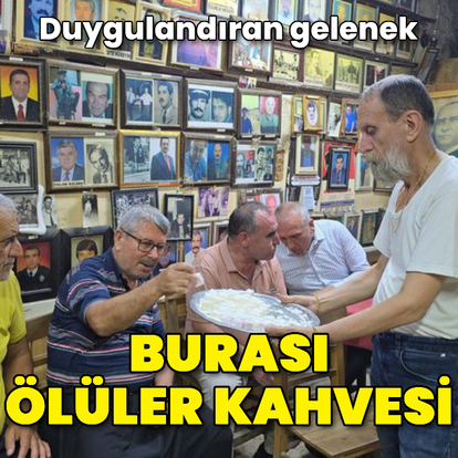 Adana'da 'Ölüler Kahvesi'nde bayram geleneği bu yıl da sürdürüldü