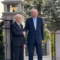 Cumhurbaşkanı Erdoğan, Bahçeli ile görüştü