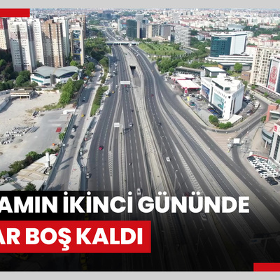 Bayramın ikinci gününde yollar boş kaldı