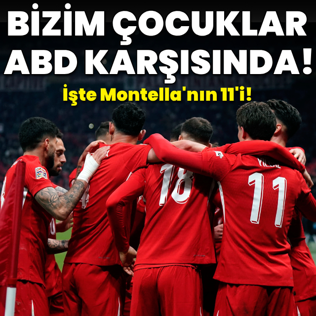 İşte Montella'nın ABD 11'i!