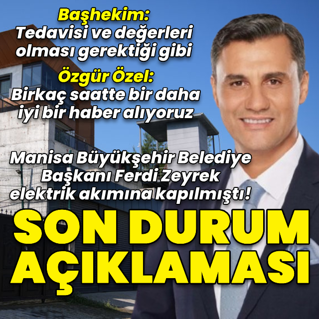 Ferdi Zeyrek'in sağlık durumuna ilişkin açıklama