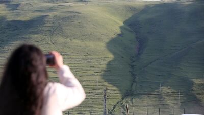 "Atatürk silüeti" bu yıl da oluşmaya başladı