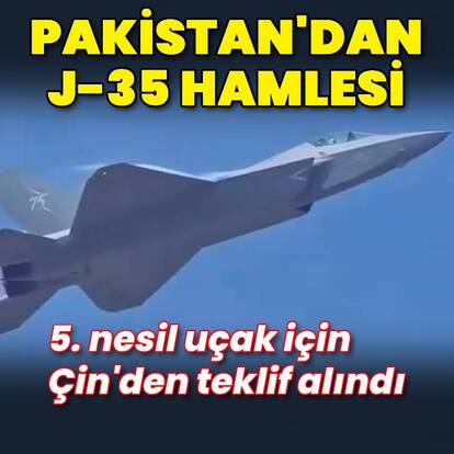 Pakistan'dan J-35 hamlesi