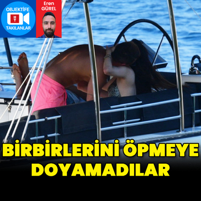 Birbirlerini öpmeye doyamadılar