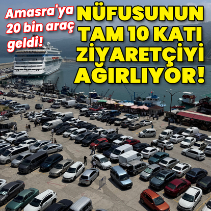 Amasra nüfusunun 10 katı ziyaretçiyi ağırlıyor!